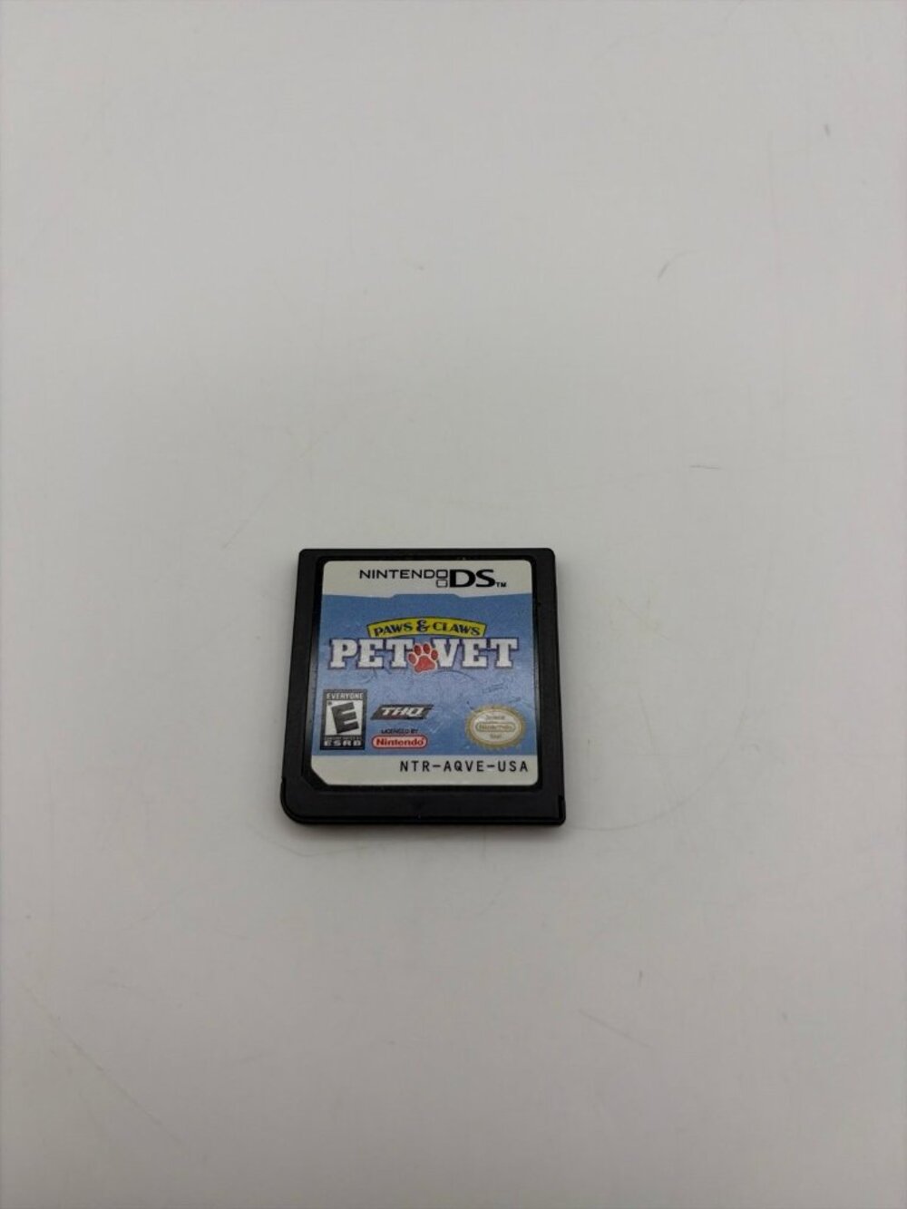 Paws & Claws: Pet Vet Nintendo DS Game Cartridge Only, Tested And Working